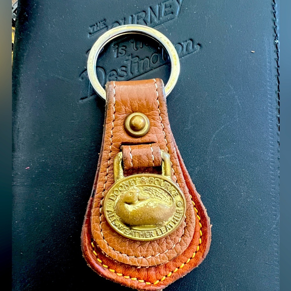 Dooney and Bourne Vintage AWL Key Ring Key Chain